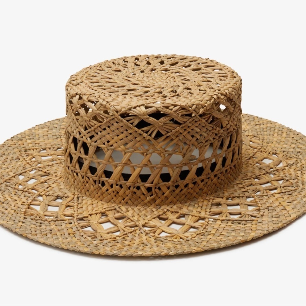 Anthropologie Wyeth Campion Woven Straw Sun Hat - Picture 3 of 5